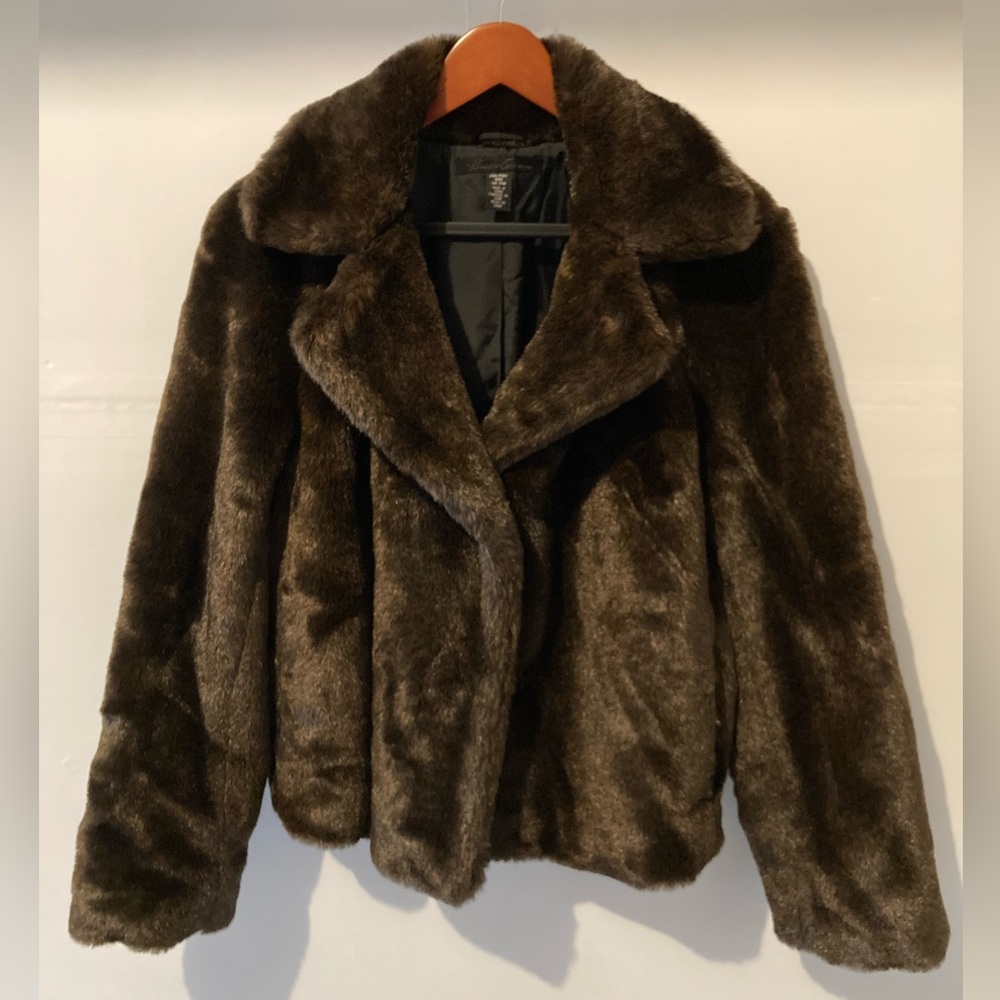 Kenneth Cole Dark Brown Teddy Jacket